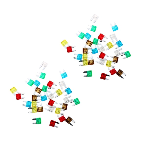 60 Mini Fuse Plug Set for Car Moto Automovil