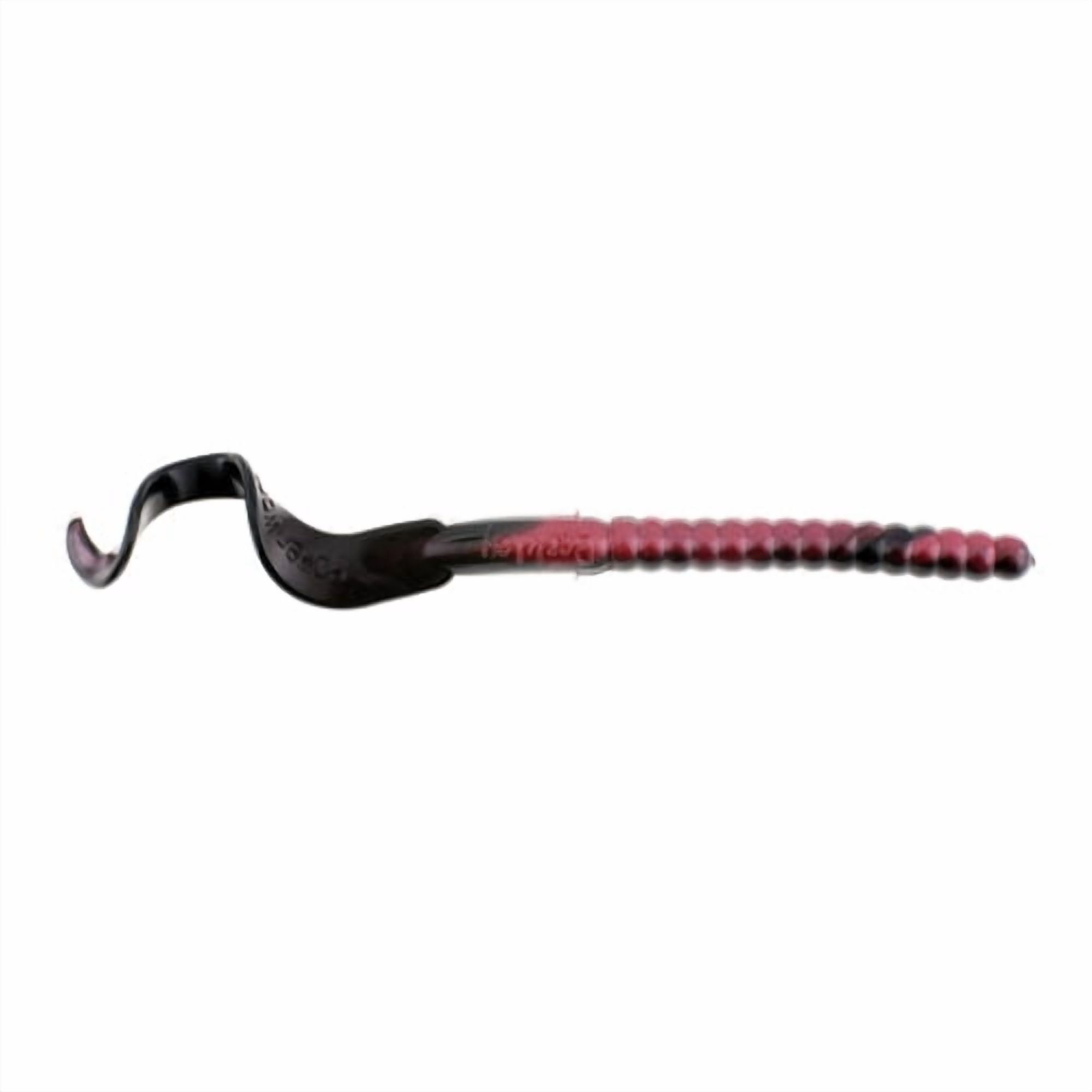 Berkley PowerBait® Power Worm Fishing Bait, Red Shad, 7in