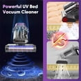 thumbnail image 4 of Powerful UV Bed Vacuum Cleaner,5-Cyclone Handheld Vacuum with Digital Display, 14kPa Auto-Suction Power with HEPA Filtration, Suitable for Mattresses, Carpets and Home Cleaning, 4 of 8