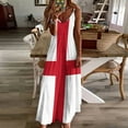 thumbnail image 4 of Flag of England (St. George's Cross) Sleeveless Dress beach dress women's luxury party dress, 4 of 6