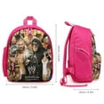 thumbnail image 2 of WWE Backpack, Lightweight Casual Daypack, Durable Backpack for Daily Use Work Travel, 12.6x9.4x5.9 Inch, 2 of 6