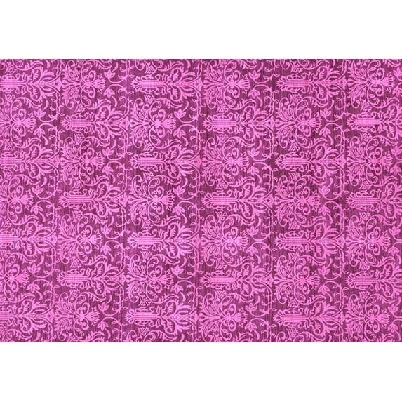 Ahgly Company Indoor Rectangle Abstract Purple Modern Area Rugs, 8' x 12'