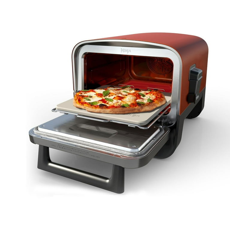Ninja Outdoor Woodfired Cooker, 8-in-1 Electric Programmable Pizza