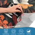 thumbnail image 5 of Yayeee Kitchen Curtains Tier Set of 2 Light Filtering 57"x36" Over Sink Window Panels, Red Flowers Pattern, 5 of 7