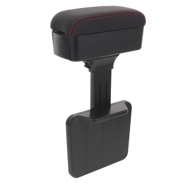 BRIGHTFUFU Organizador De Almacenamiento Para Reposabrazos De Auto Con Ajustable Y Estilo Negro