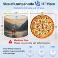 thumbnail image 2 of Lampshades 2 Pack Retro Horse Eclectic Vintage Landscape Boho Mountain Valley 13"x13"x10" Light Shade for Table Lamps Floor Lamps Drum Lamp Shades Lampshade Replacement Easy Assembly, 2 of 8