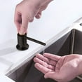 thumbnail image 1 of KBFmore 350 ml Round Stainless Steel Oil Rubbed Bronze Finish Kitchen Soap or Lotion Dispenser with 360 Degree Swivel Spout, 1 of 8
