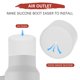 thumbnail image 3 of Uxcell Funda de Botella de Agua de Silicona [2PCS] - Funda Protectora Antideslizante para Proteger Botellas de Agua de Rasguños - [Blanco - 2.75 IN], 3 of 7