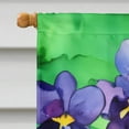 thumbnail image 6 of Wisconsin Wood Violets in Watercolor House Flag 28 in x 40 in, 6 of 7