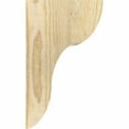 thumbnail image 3 of 6"W x 6"D x 10"H Carmel Rough Sawn Corbel, Douglas Fir, 3 of 9