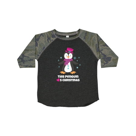 

Inktastic This Penguin Loves Christmas Gift Toddler Boy or Toddler Girl T-Shirt