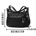 thumbnail image 3 of Qubber Women Crossbody Bag Leather Handbag Pocketbook Lightweight Shoulder Purse, 3 of 5