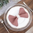 thumbnail image 6 of BalsaCircle 100 Pieces 17" Dusty Rose Polyester Luncheon Napkins Wedding, 6 of 8