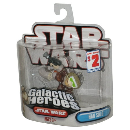 Star Wars Galactic Heroes (2007) Hasbro Han Solo Mini Figure