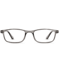 thumbnail image 2 of Equate Unisex Full Rim Reading Glasses with Case, Single Vision, Plastic Lens, Steel Gray, +1.25, 2 of 9