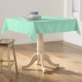 thumbnail image 2 of LA Linen TCpop58x58-MintP44 Polyester Poplin Square Tablecloth, Mint - 58 x 58 in., 2 of 2