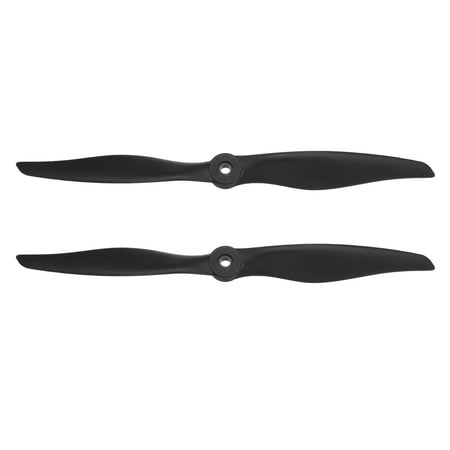 Uxcell 2 Pcs 10x5 Inch Propeller RC Propellers 2-Vane Blades Props for Lightweight Drones Motor Special Prop Accessories, Black