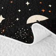 thumbnail image 5 of Manfei Spooky Bats Quilt Full,Gothic Halloween Full Bedspread Sets,Cream,3 Pieces, 5 of 7