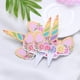 thumbnail image 5 of EeaseMX 24 adornos de unicornio para tartas, decoración de cupcakes, palillos para tartas para niños, baby shower, fiesta de cumpleaños, 5 of 8
