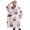 White Christmas Santa, variant on Oversized Wearable Blanket Hoodie,Black Christmas Snowflake Pattern Sherpa Blanket Hoodie with Super Pockets,Super Warm Fuzzy Pullover for Women & Men