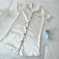 thumbnail image 7 of Gytharion Homewear Nightshirt for Women Lapel Button Down Sleepshirt Casual Short Sleeve Nightgown, 7 of 7