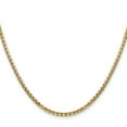thumbnail image 7 of Auriga Fine Jewelry 14K Yellow Gold 2.45 mm Semi-Solid Round Box Chain Necklace for Women 30", 7 of 7