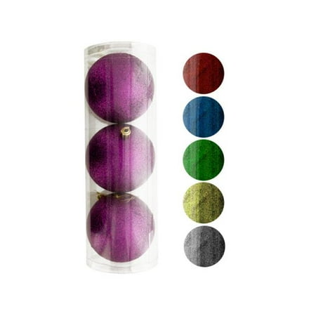 bulk buys sa398 48 christmas glitter ball ornaments set bulk buys sa398 48 christmas glitter ball ornaments set