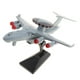 thumbnail image 2 of Prettyia Alloy Diecast Fighter  pilas de botón Gris plateado perfke Juguete de avión de aleación Diecast, 2 of 7