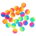 thumbnail image 1 of 24 pelotas saltarinas grandes y coloridas para niños, pelotas de goma para rebotar, premios de carnaval, rellenos para bolsas de regalo, actividades al aire libre, regalos de cumpleaños y fiestas, 1 of 7
