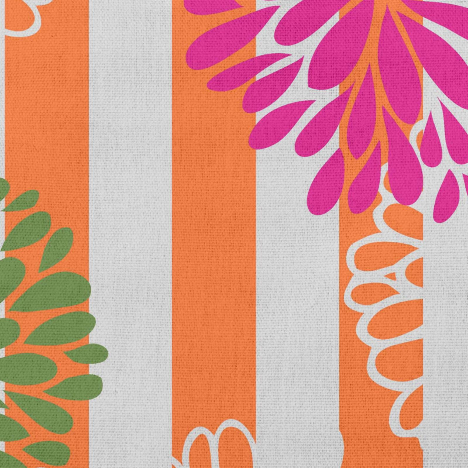 E by Design Flower Bursts Indoor/Outdoor Throw Pillow