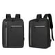 thumbnail image 3 of Mochila Pisexur de tres piezas para hombre, con carga USB, para ordenador portátil, de negocios, para estudiantes, para niños y estudiantes., 3 of 4