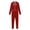 Burgundy, variant on Women Gymnastics Leotard Unitard Shiny Rhinestone Full Length Figure Ice Skating Jumpsuit Navy Blue L