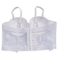 thumbnail image 5 of QSAWXQZ Women's Bustier Bra Corset Top with Underwired Bra Spaghetti Straps Sleeveless Sweetheart Neckline Hook Eye Back Closure Mesh Cropped Top 40, 5 of 6