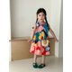 thumbnail image 1 of Vestido bonito sin mangas con borde con volantes para niña de 1 a 10 años 2025, vestido de chaleco de princesa con estampado Floral de verano para niño con bolsa, ropa para niños, 1 of 6