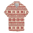 thumbnail image 2 of Elvqul Mens Shirts Short Sleeve Button up Christmas Dressy Graphic Shirts for Men Casual, 2 of 5