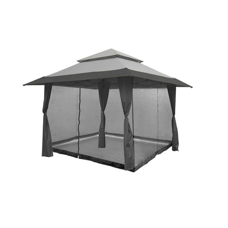 Z-Shade 13 x 13 Foot Instant Gazebo Canopy Outdoor Shelter with Bug Screen,