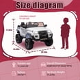 Track 7 24V 2Seater Ride on Car, Licensed Toyota LC 250 Electric Car