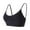 Black, variant on WTOBBY Seamless Y-Back Sports Bra for Women: Padded Low Impact Support, Sexy Thin Strap Design for Yoga & Fitness, Flattering Lift and Comfortable Wirefree Coverage,Blue XL