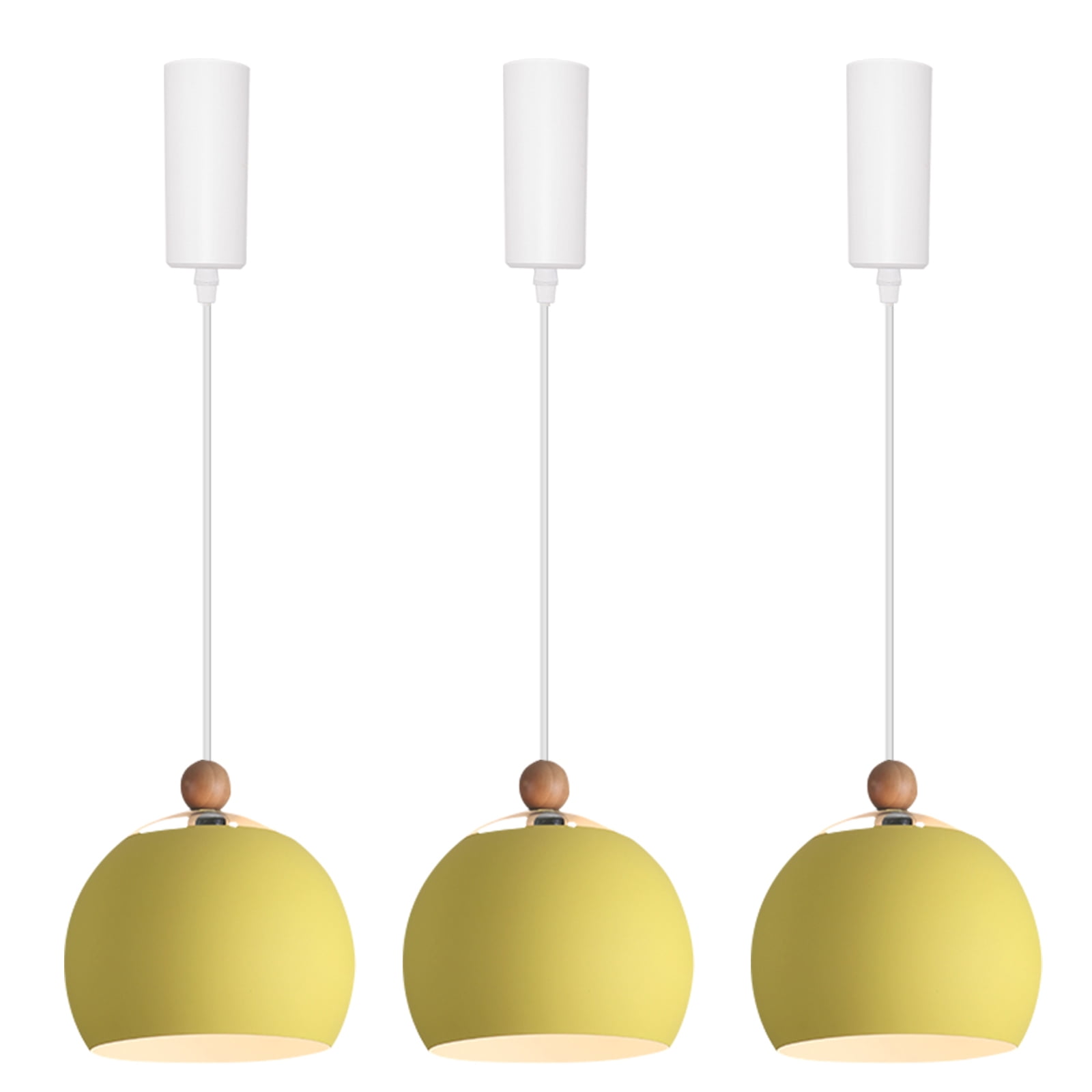 Kiven J Track Pendant Lightning, 3 Lights Industrial J Track Light