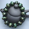 thumbnail image 6 of Tibetan Three Eye Dzi Bead Bracelet Abacus Beads Lucky Charm Adjustable Cord Spiritual Amulet Ethnic Style Unisex, 6 of 6