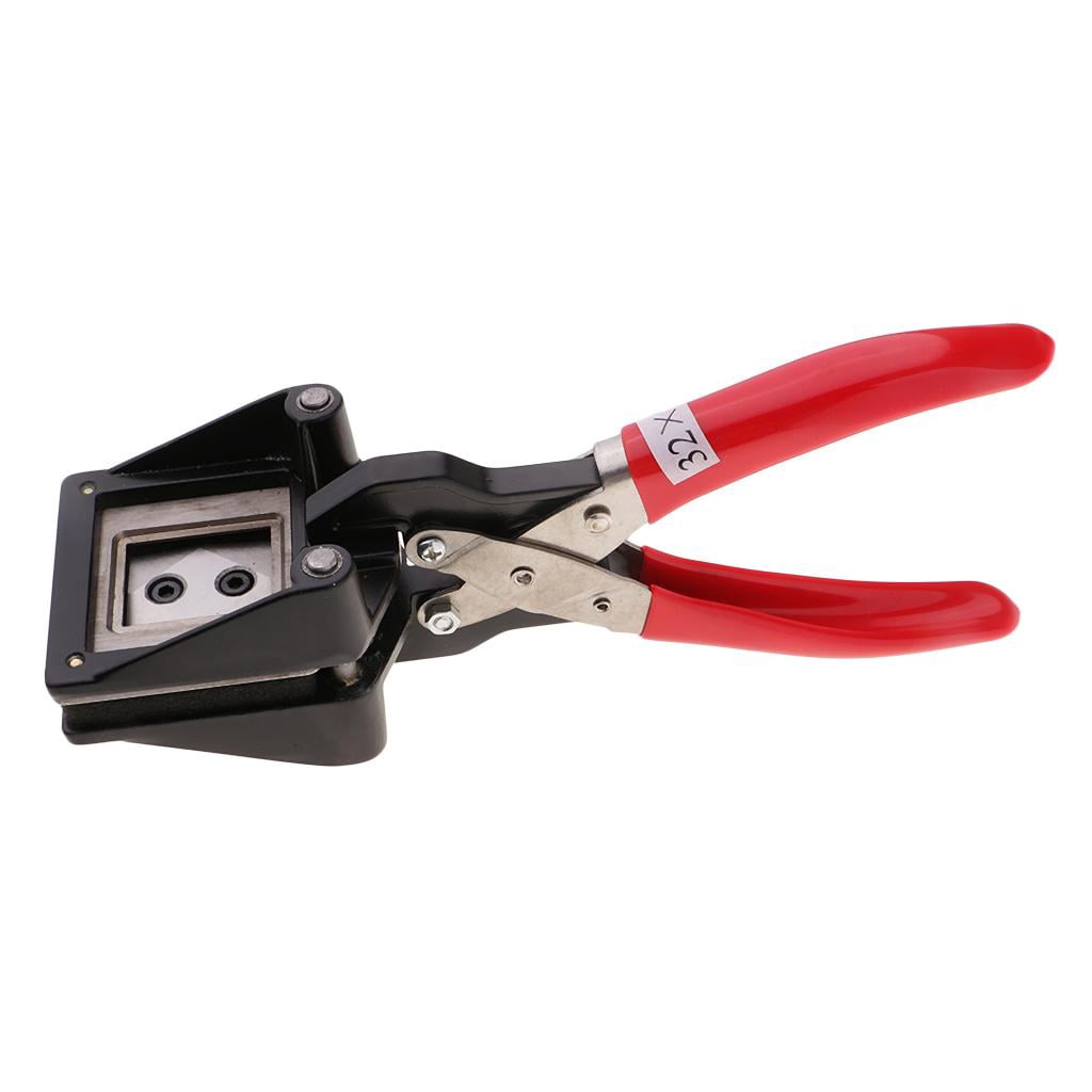 Turkish Handheld ID Photo Punch Cutter 25mm X 32mm Right Corner Cutting Photos For ID Card, IC Card, , Certificates, Etc
