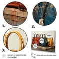 thumbnail image 3 of Designart "Envy-Worthy Minimalism in Designer Bags III" Fashion Floater Framed Wall Art Print, 3 of 7