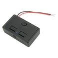 thumbnail image 4 of Enchufe De Cargador USB Dual Para Automóvil, Toma De Corriente USB RV Impermeable Negra ABS Con Luz LED Azul Para Automóviles De 12-24V ANGGREK RV USB Power Outlet, 4 of 8