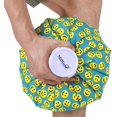 thumbnail image 1 of CHL-Ice Bag for Injuries, Swelling, Headache, Pain Relief, First Aid - Cold Pack Screw Top Lid - Reusable, Refillable, Waterproof Pouch/Bladder Style (11 inch, Smile Design), 1 of 4