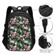 thumbnail image 3 of Fotbe Lilies Flowers Mochila con Estampado y Puerto USB para Hombre y Mujer, Mochila Antirrobo, Mochila de Viaje, Mochila Escolar, Mochila Universitaria, 3 of 7