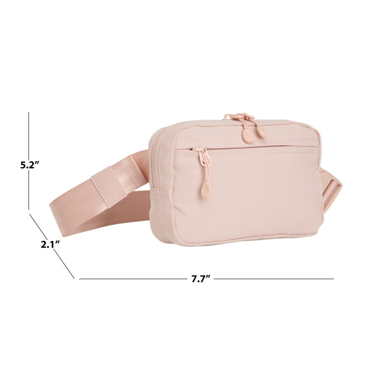 Ozark Trail Waistpack Dusty Pink Fanny Pack POLYESTER Zipper Adult On Waist