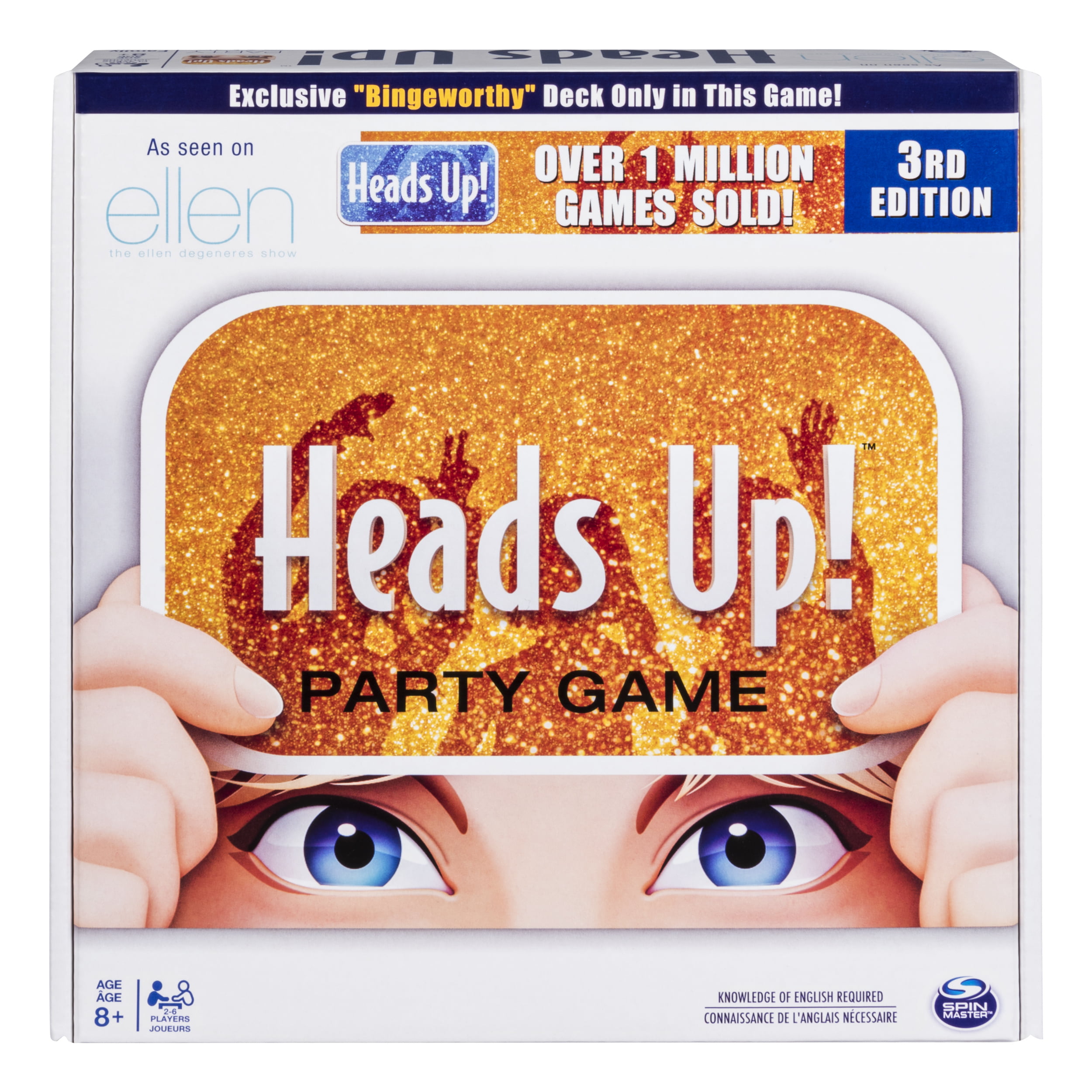 Heads Up Party Game 3rd Edition Fun Word Guessing Game For Families Aged 8 And Up Walmart Com Walmart Com