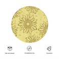 thumbnail image 3 of Eveokoki Colorful Tablecloth Round 60 Inches Tablecloth Waterproof Polyester Washable Table Cover with Sunflower Design Table Cloth for Kitchen Dining Room Picnic Patio Party, 3 of 5