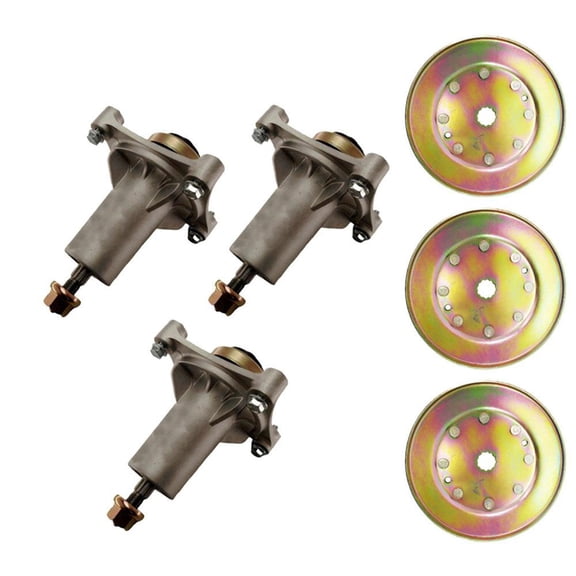 Proven Part Set Of 3 Spindles And 3 Pulleys For 153532 28-026 187292 532173435 532192870 173435