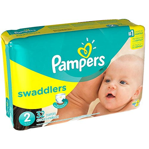Pañales Pampers Swaddlers Talla 2, 32 Unidades